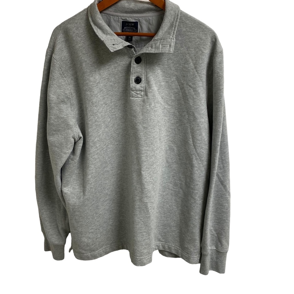 J crew mens fleece pullover top size XL